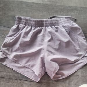 Women's Light Purple Athletic Shorts